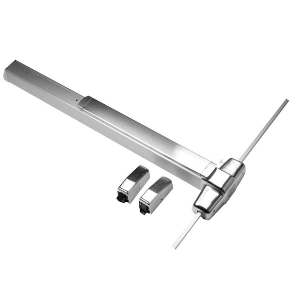Grade 1 Surface Vertical Rod Exit Bar, Wide Stile Pushpad, 36-in Fire-rated Device, 84-in Door Heigh